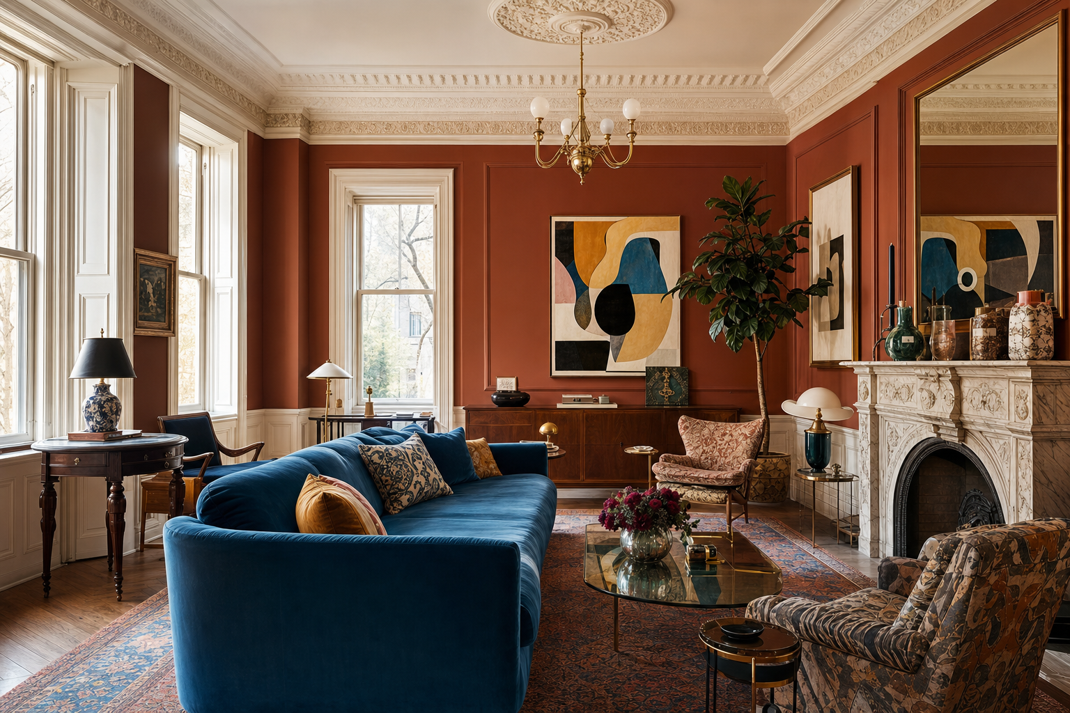 Featured Post Image - Eclectorian Style Gives Victorian Rooms Permission to Get Loud Again